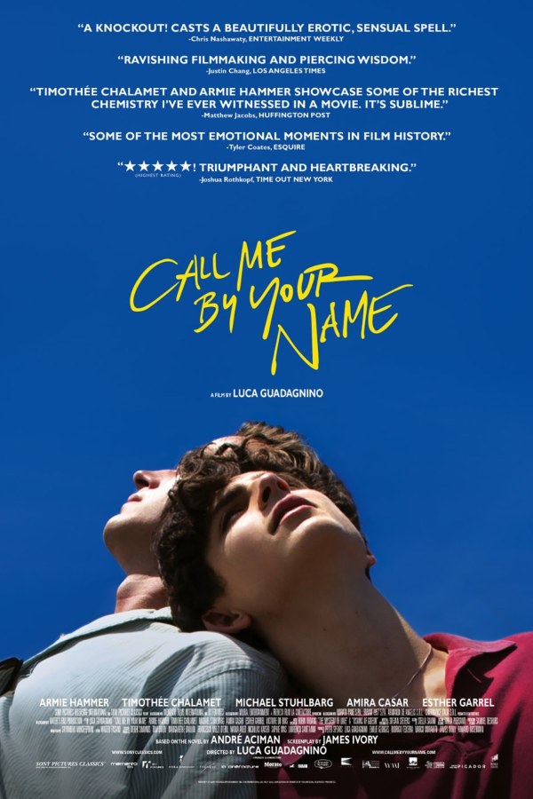 🎬 	Call Me by Your Name